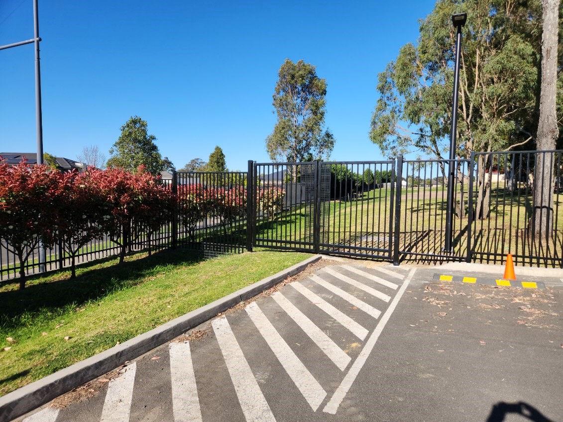 boston security systems_security fencing_Wilton PS Carpark 1