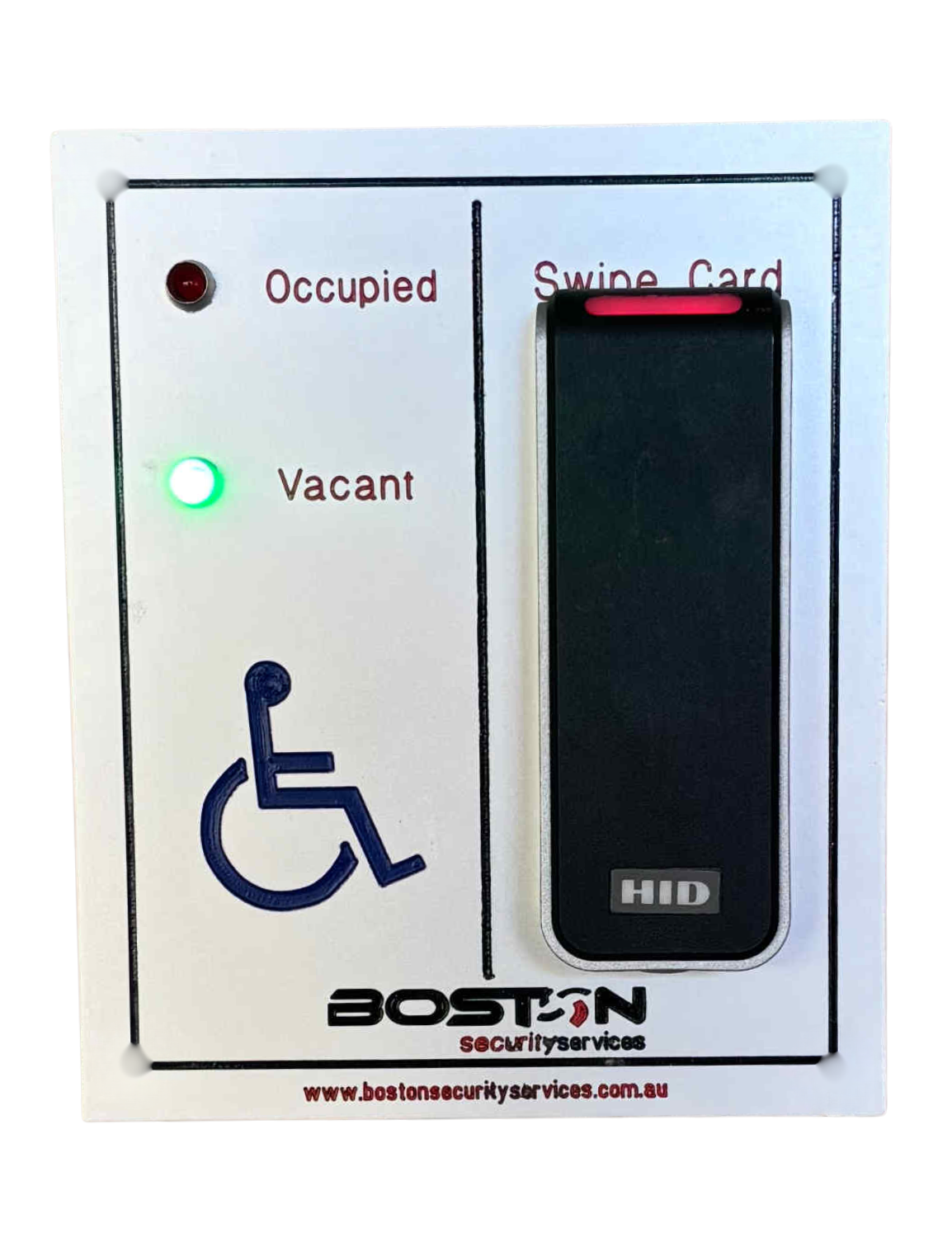 boston security systems_wheelchair door automation button with card reader
